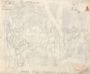 Mucio Scevola da George Romney